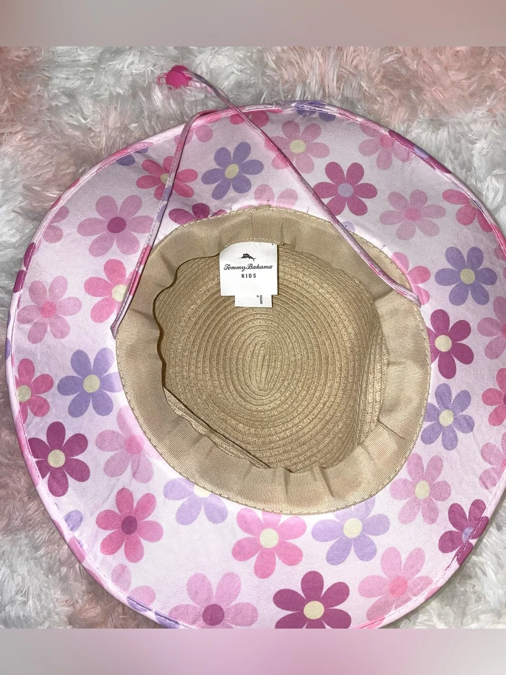 Tommy Bahama kids floral straw hat